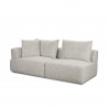 Mercana Warner Gray 2 Piece Long Sofa Set 2