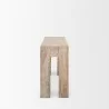 Mercana McArthur Whitewash Reclaimed Wood Console Table Side - Mercana McArthur Whitewash Reclaimed Wood Console Table Side