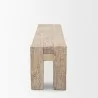 Mercana McArthur Whitewash Reclaimed Wood Bench Side - Mercana McArthur Whitewash Reclaimed Wood Bench Side