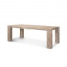 Mercana McArthur 84" Whitewash Reclaimed Wood Dining Table 1