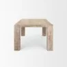 Mercana McArthur 84" Whitewash Reclaimed Wood Dining Table Side - Mercana McArthur 84" Whitewash Reclaimed Wood Dining Table Side