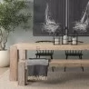 Mercana McArthur 84" Whitewash Reclaimed Wood Dining Table - Mercana McArthur 84" Whitewash Reclaimed Wood Dining Table