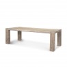 Mercana McArthur 94" Whitewash Reclaimed Wood Dining Table