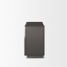 Mercana Roxdale Acid Washed Iron Metal Accent Cabinet Side