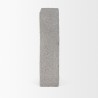 Mercana Kacia Resin Textured Concrete Gray Decorative Object Side