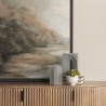 Mercana Kacia Resin Textured Concrete Gray Decorative Object