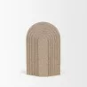 Mercana Kael Resin Textured Concrete Gray Decorative Object Front - Mercana Kael Resin Textured Concrete Gray Decorative Object Front
