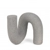 Mercana Kailas Resin Textured Concrete Gray Decorative Object 4