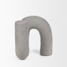 Mercana Kailas Resin Textured Concrete Gray Decorative Object Front