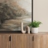 Mercana Kailyn Resin Textured Concrete Gray Decorative Object 