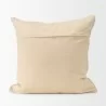 Mercana Jacory Cream Checker Textured Decorative Square Pillow Cover Back - Mercana Jacory Cream Checker Textured Decorative Square Pillow Cover Back