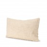 Mercana Jacory Cream Checker Textured Decorative Lumbar Pillow Cover 1