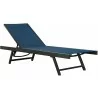 Vivere Urban Sun Lounger - Aluminum (Navy Steel) - Vivere Urban Sun Lounger - Aluminum (Navy Steel)