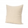 Mercana Jenner Cream Cotton-Linen Blend Decorative Square Pillow Cover Front