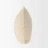 Mercana Jenner Cream Cotton-Linen Blend Decorative Square Pillow Cover Side - Mercana Jenner Cream Cotton-Linen Blend Decorative Square Pillow Cover Side