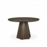 Mercana Jovani 48" Solid Dark Brown Mango Wood Round Dining Table 1 - Mercana Jovani 48" Solid Dark Brown Mango Wood Round Dining Table 1