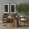 Mercana Jovani 48" Solid Light Brown Mango Wood Round Dining Table 4 - Mercana Jovani 48" Solid Light Brown Mango Wood Round Dining Table 4