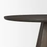 Mercana Jovani 60" Solid Dark Brown Mango Wood Round Dining Table 3 - Mercana Jovani 60" Solid Dark Brown Mango Wood Round Dining Table 3