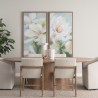 Mercana Jovani 94" Solid Light Brown Mango Wood Round Dining Table 7