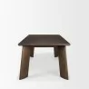 Mercana Jonan Solid Dark Brown Mango Wood Rectangular Dining Table Side - Mercana Jonan Solid Dark Brown Mango Wood Rectangular Dining Table Side