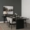 Mercana Grier 65" Black Wood With Black Cane Console Table 2 - Mercana Grier 65" Black Wood With Black Cane Console Table 2
