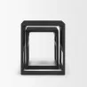 Mercana Grier Set of 2 Black Wood With Black Cane Nesting Accent Tables 4 - Mercana Grier Set of 2 Black Wood With Black Cane Nesting Accent Tables 4
