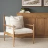 Mercana Danni Beige Fabric Beech Wood Framed Accent Lounge Chair 2 - Mercana Danni Beige Fabric Beech Wood Framed Accent Lounge Chair 2