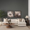 Mercana Hisako Mid Brown Open Round Accent Table