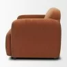 Mercana Saga Stonewashed Rust Chenille Fabric Upholstered Chair 3 - Mercana Saga Stonewashed Rust Chenille Fabric Upholstered Chair 3