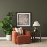 Mercana Saga Stonewashed Rust Chenille Fabric Upholstered Chair