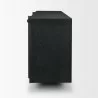 Mercana Rowan Black Oak Wood Closed 4 Door Sideboard Side - Mercana Rowan Black Oak Wood Closed 4 Door Sideboard Side