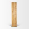 Mercana Belford 2-Door Open Light Brown Oak Wood Shelving Unit Side