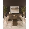 Mercana Nolan Slope Cream Chenille Dining Chair