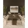 Mercana Nolan Slope Cream Chenille Dining Chair - Mercana Nolan Slope Cream Chenille Dining Chair