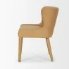 Mercana Nolan Slope Tan Leather Dining Chair Other Side - Mercana Nolan Slope Tan Leather Dining Chair Other Side