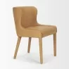 Mercana Nolan Slope Tan Leather Dining Chair Side - Mercana Nolan Slope Tan Leather Dining Chair Side