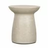 Mercana Mesa Round Stone Finish Pillar Accent Table 2 - Mercana Mesa Round Stone Finish Pillar Accent Table 2