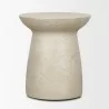 Mercana Mesa Round Stone Finish Pillar Accent Table 3 - Mercana Mesa Round Stone Finish Pillar Accent Table 3