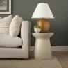 Mercana Mesa Round Stone Finish Pillar Accent Table 1 - Mercana Mesa Round Stone Finish Pillar Accent Table 1