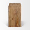 Mercana Notts Brown Wood 2-Door Accent Cabinet Side