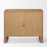 Mercana Notts Brown Wood 2-Door Accent Cabinet Back