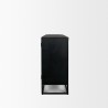 Mercana Sloan 80" Light Brown Wood With Black Metal Frame Sideboard Side