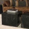 Mercana Quadra 20" Solid Cappuccino Marble Square Coffee Table 3