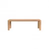 Sunset West Natural Teak 96" Dining Table - Sunset West Natural Teak 96" Dining Table