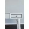 Alpine Furniture Flynn Large Nightstand, White - Closeup Angle - Alpine Furniture Flynn Large Nightstand, White - Closeup Angle