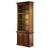 Toscana Mahogany Standard Bookcase A-Angled View - Toscana Mahogany Standard Bookcase A-Angled View