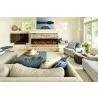 Remii 60" 3 Sided Electric Fireplace - Lifestyle 2 - Remii 60" 3 Sided Electric Fireplace - Lifestyle 2