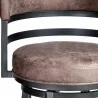 Armen Living Titana Barstool In Mineral Finish With Bandero Tobacco Seat - Armen Living Titana Barstool In Mineral Finish With Bandero Tobacco Seat