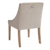 Sunpan Lucille Dining Chair - Linen - Back Angled