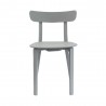 Toppy Long Horn Dinning Chair - Grey - Front